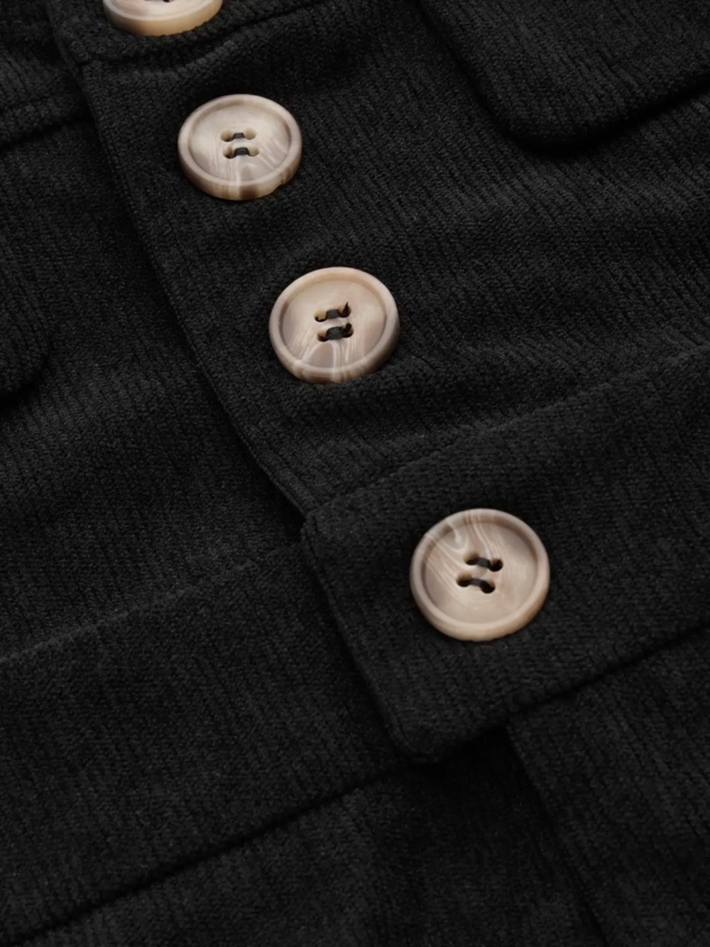 XS Cider Black Corduroy Jumpsuit - Picture 3 of 12